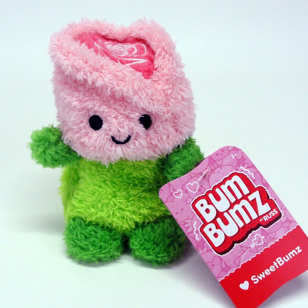 Sweet Bum Bumz Ruth the Pink Rose 5 Inch Mini Plush Bud Flower 2024 Russ Toy